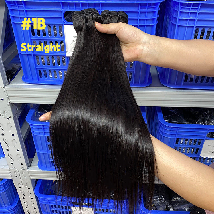 Real Human Hair Extension Bone Straight Wig