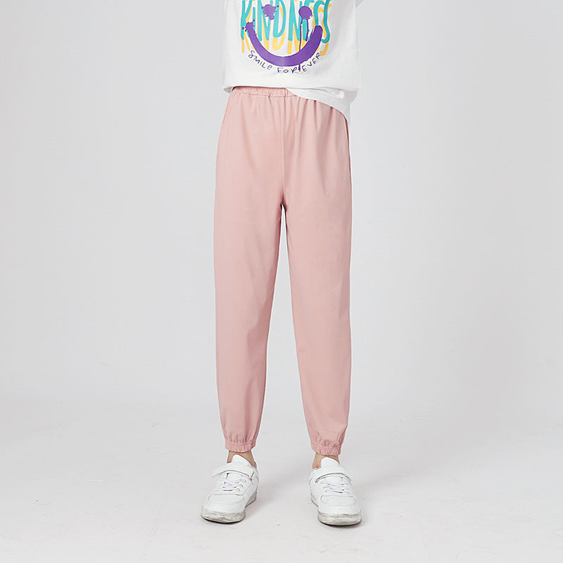 Children's Sports Anti Mosquito Medium Large Thin Children's Pants