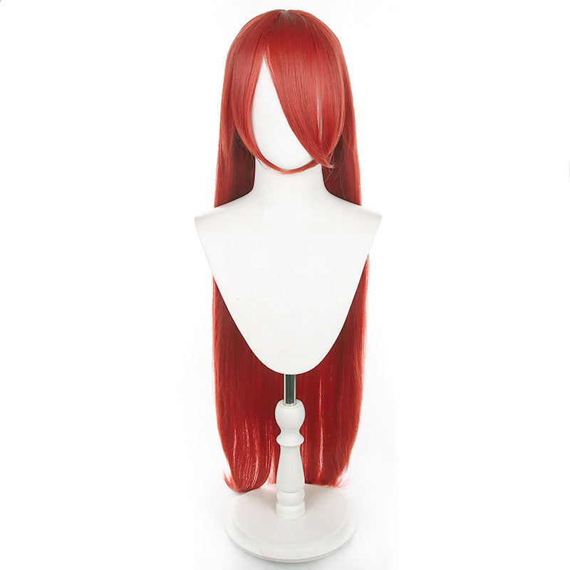 Universal Anime Long Straight Hair Mao Style Fiber Cos Wig