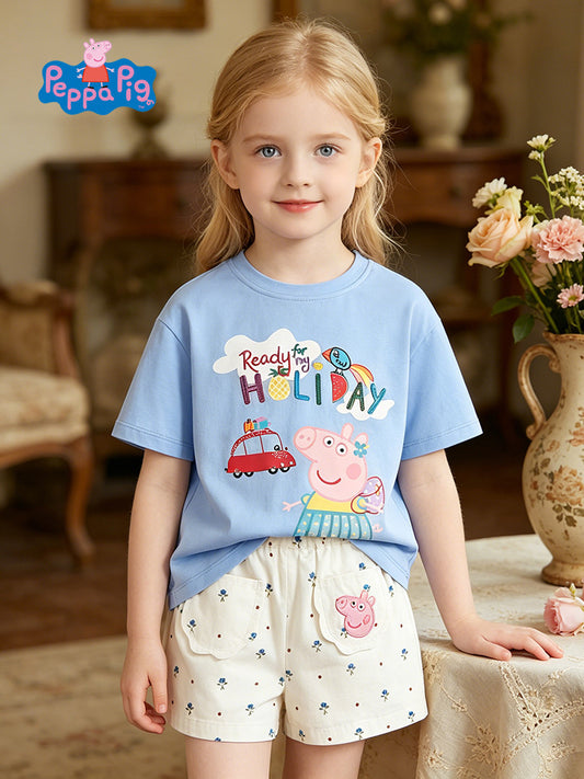 Children's Pure Cotton Summer Dress Cartoon Western Style Boy's Top Price Children's T-shirt