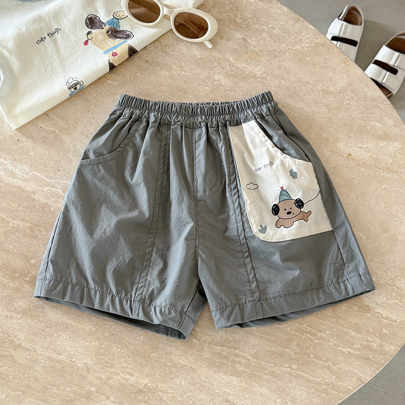 Children's Shorts Summer Thin Boy Clothing Outerwear Children's Pants
