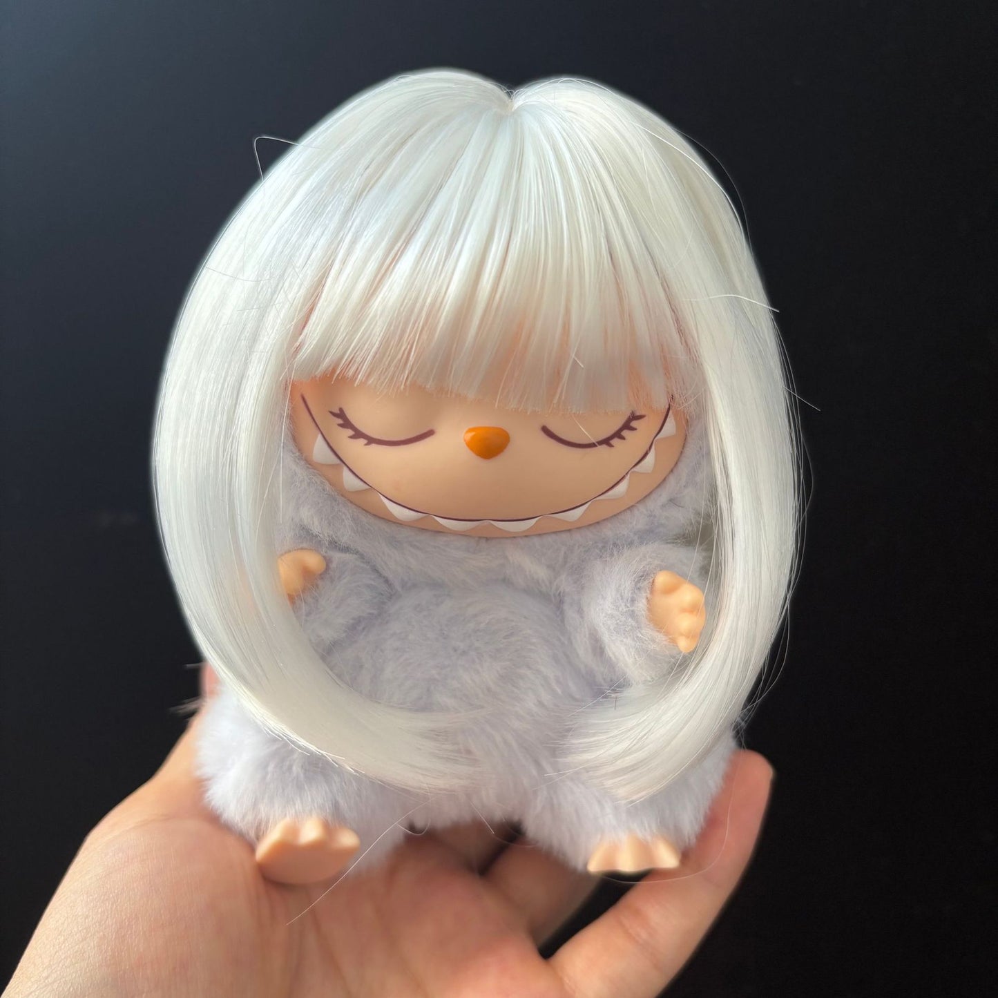 Soft Silk Automobiles Curtain Cloth Sheath Cute Cos Wig