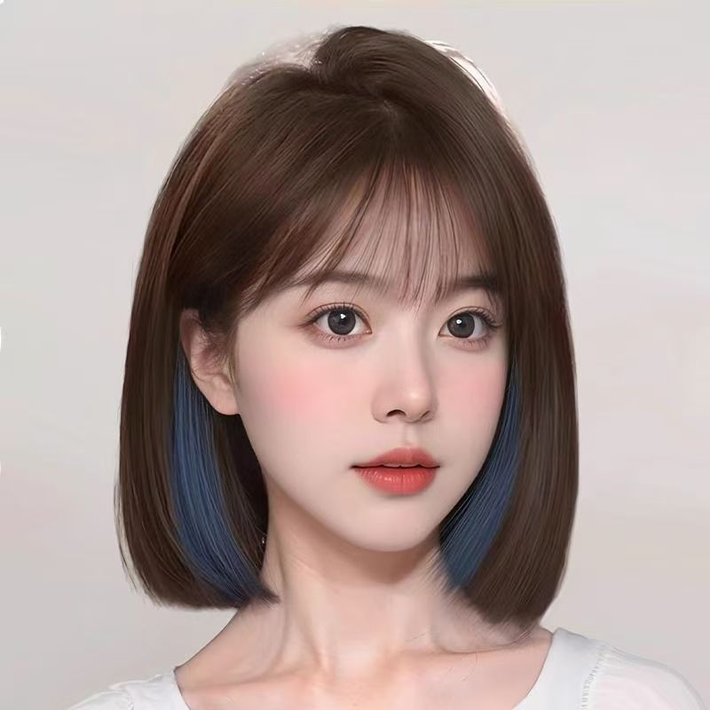 Natural Fashion Artificial First Love Age Wig Short Straight Hair