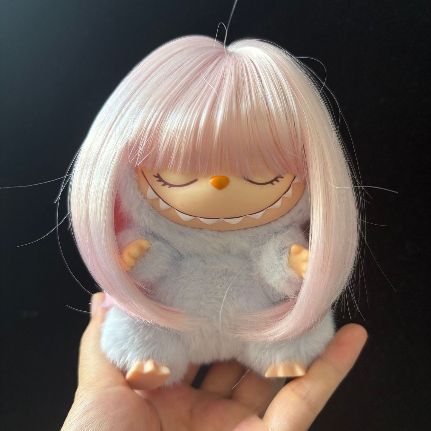 Soft Silk Automobiles Curtain Cloth Sheath Cute Cos Wig