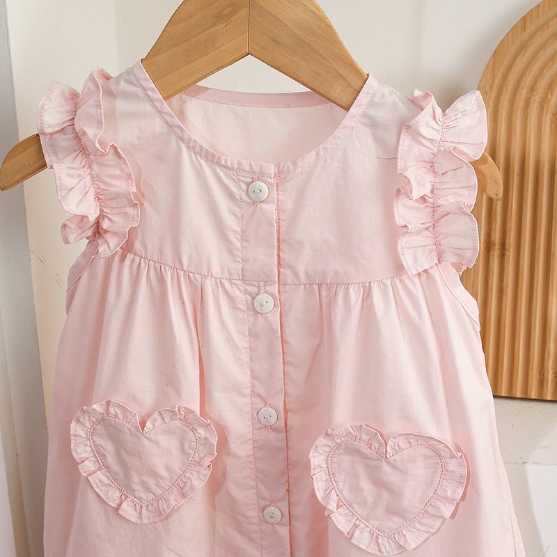 Thin One Month Old Princess Romper Jumpsuit, Climbing Suit