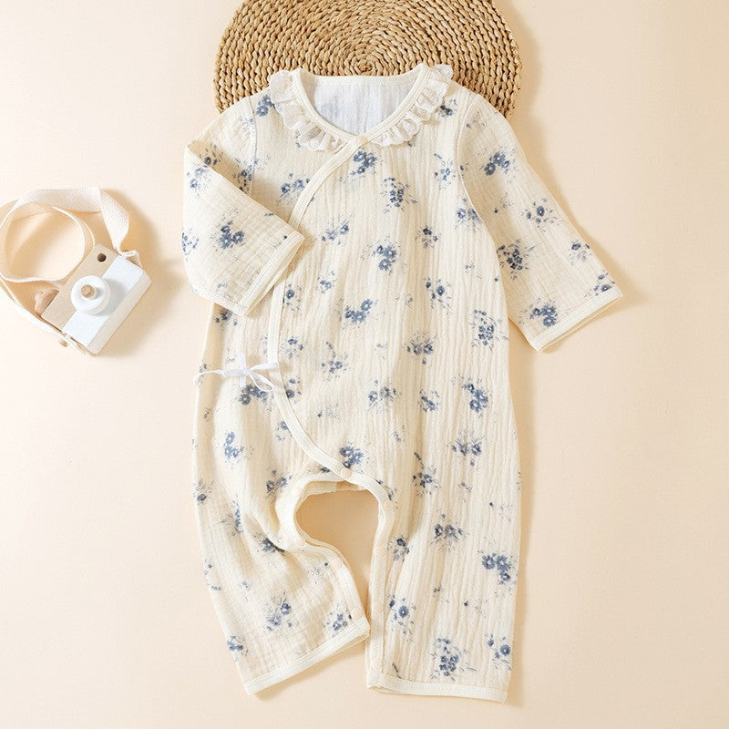 Class Antibacterial Born Cotton Gauze Jumpsuit Jumpsuit, Climbing Suit