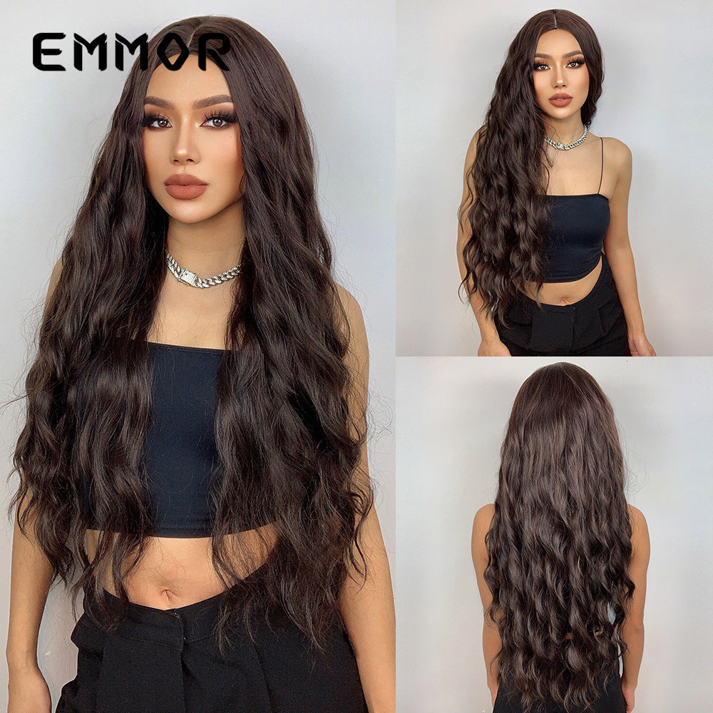 Big Wave Curly Hair Style Natural Fluffy Wig Long Curls