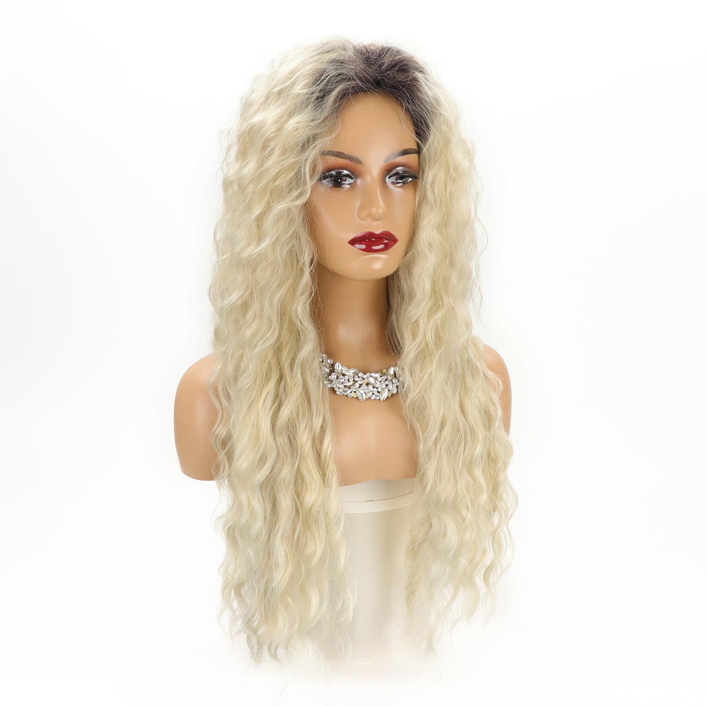 Female Curly Hair Fashion Fluffy Chemical Wig Long Curls
