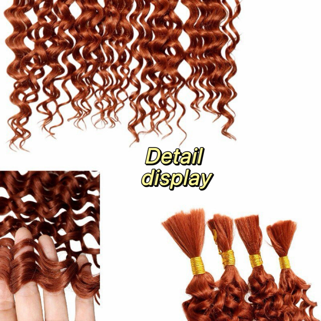 Large Volume African Chemical Fiber Crochet Wig Long Curls