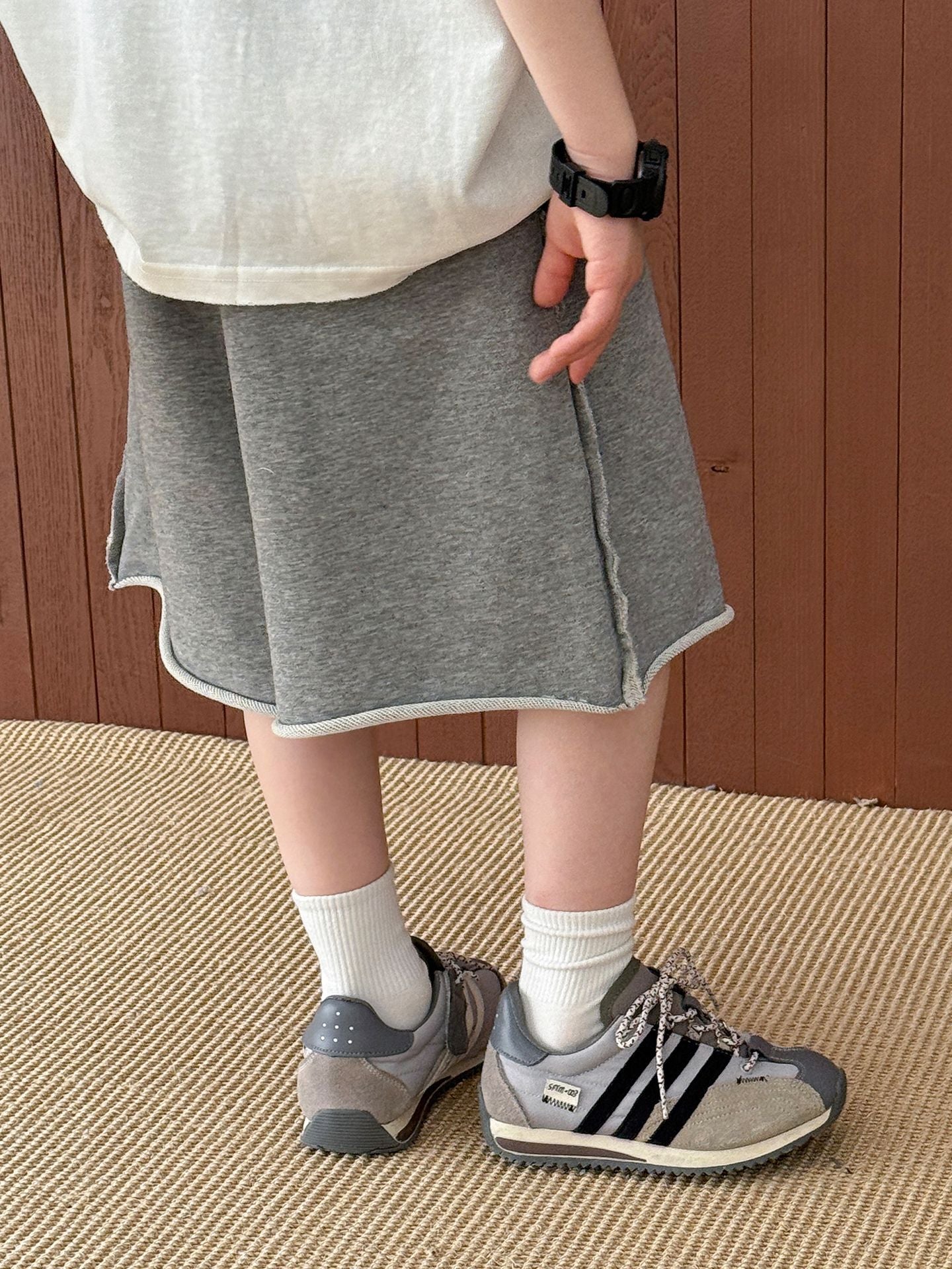 Summer Korean Style Fashionable Letters Printed Daily Children's Pants