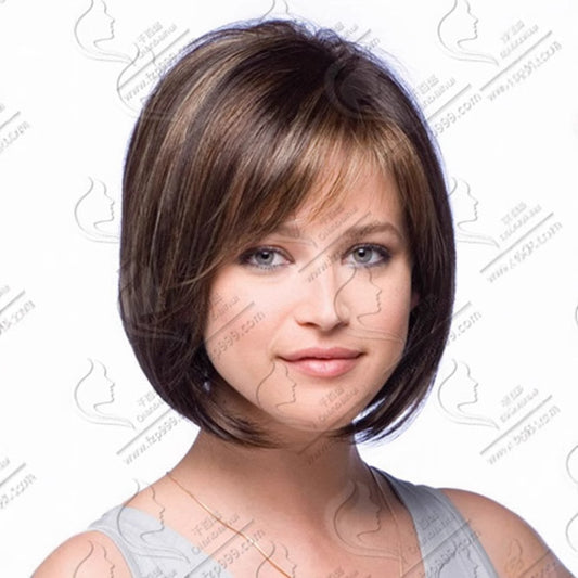 Pretty Casual Women's Fiber Synthetic Wigs Wig Short Curly Hair