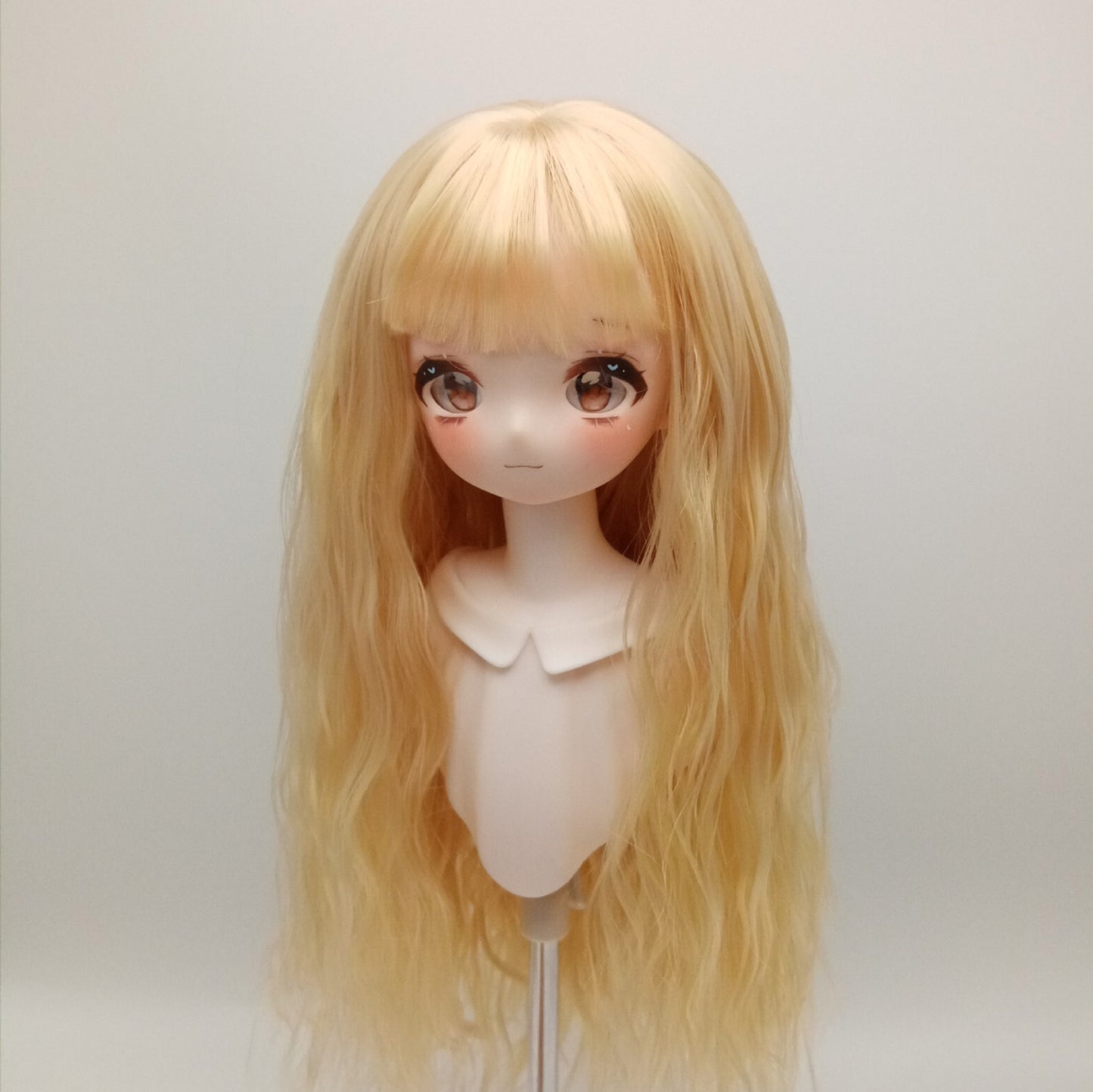 Doll Soft Fiber Hair Points Waves Wig Long Curls