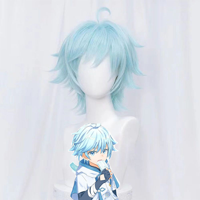 Original God Combination Series Fu Walnut Lightning Cos Wig