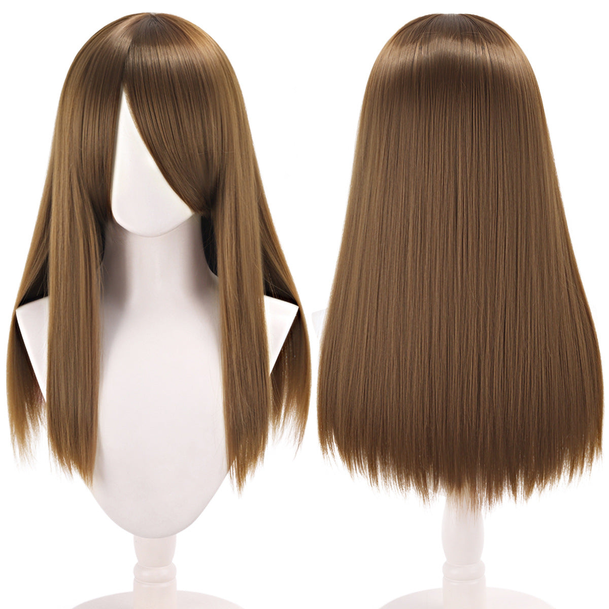 Lord Anime Fiber Rose Color Thickened Long Straight Hair Cos Wig