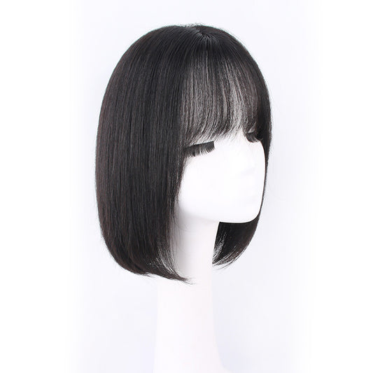 Women's For Big Scalp Realistic Light Top Casual Wigs Real Hair Wig