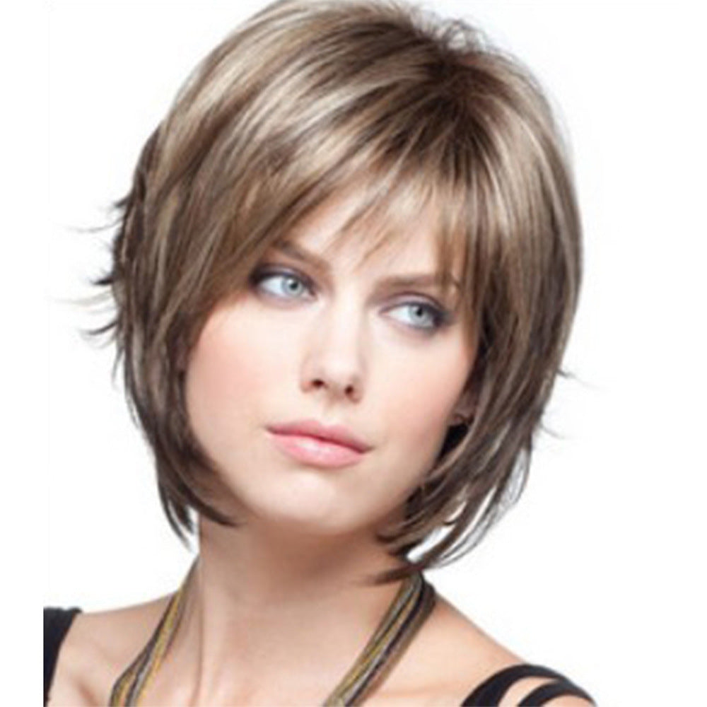 Women's Headgear Fashion Realistic Fiber Micro Volume Wig Short Curly Hair