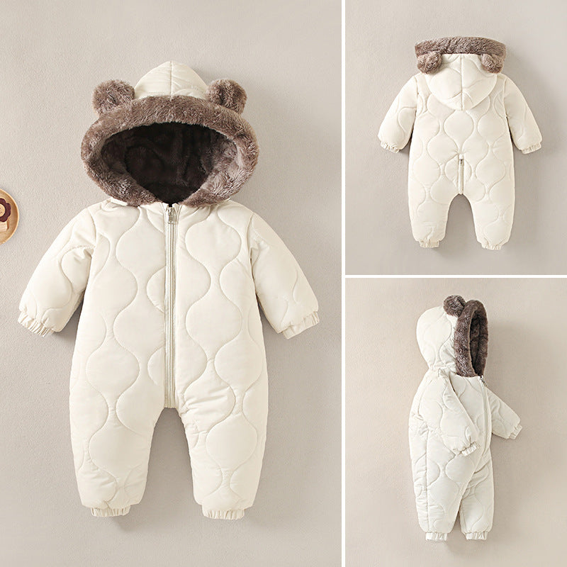 Out Clothes Born Winter First Month Old Days Jumpsuit, Climbing Suit