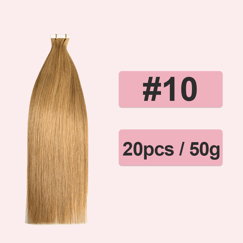 Comfortable Popular Extension Full Human Film Real Hair Wig
