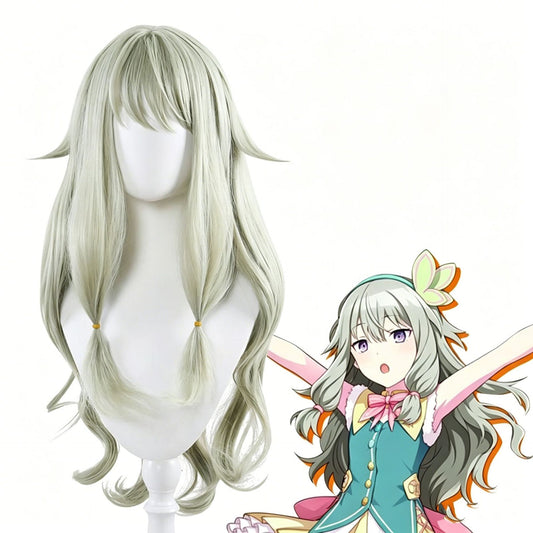World Colorful Plan Stage Grass Simulation Scalp Long Straight Hair Cos Wig