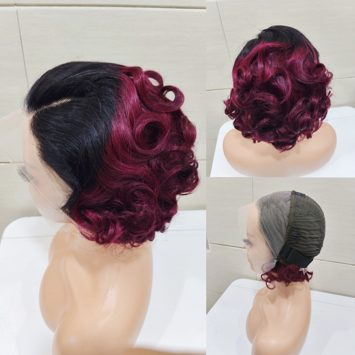 Classy Loose Wave Bob Human Wigs Real Hair Wig