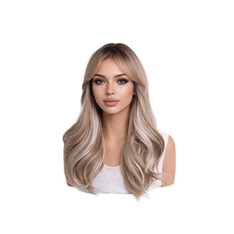 Women's Micro Roll Cool High-grade Hair Chemical Wig Long Curls