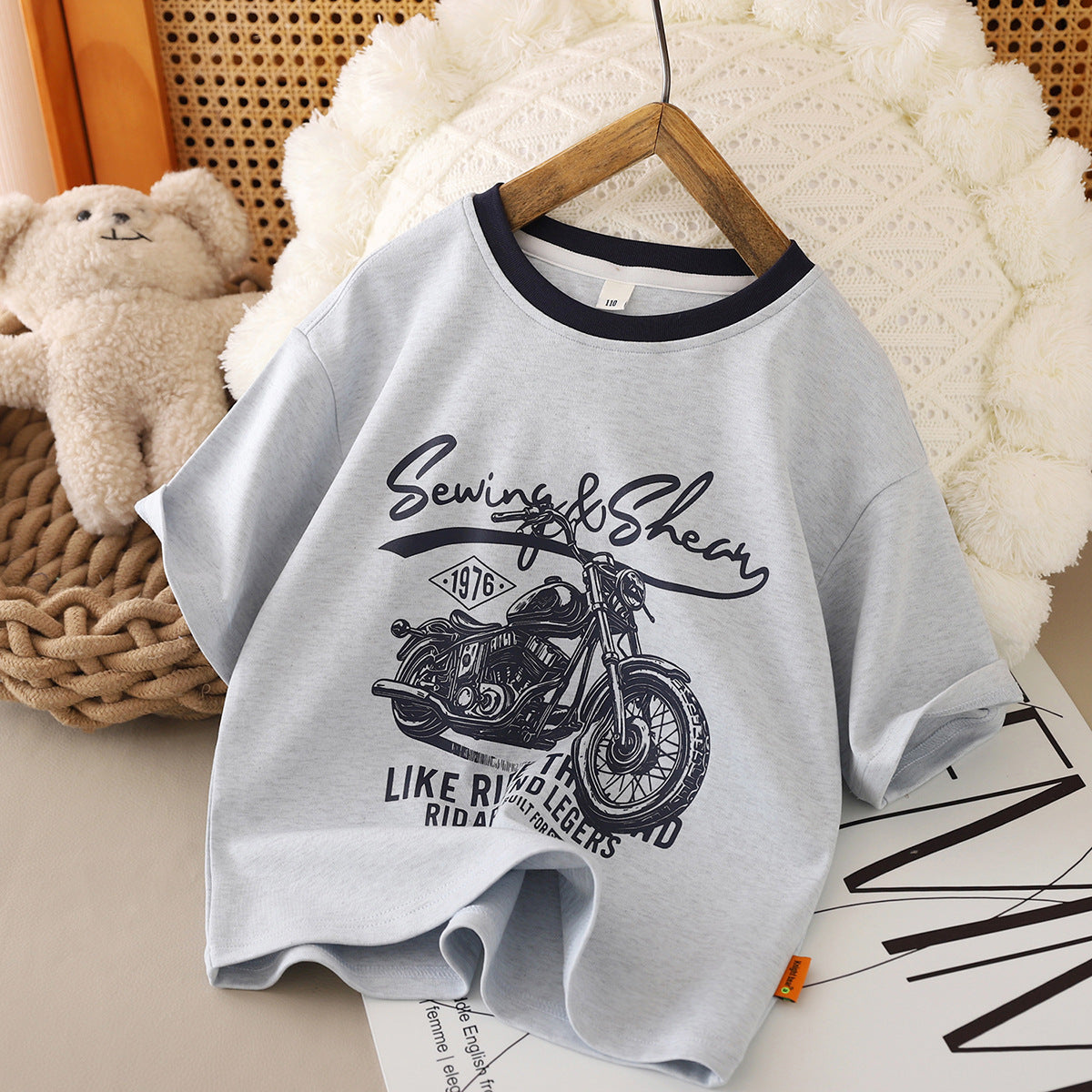 For Boys Summer Wear Ages Trendy Retro Children's T-shirt