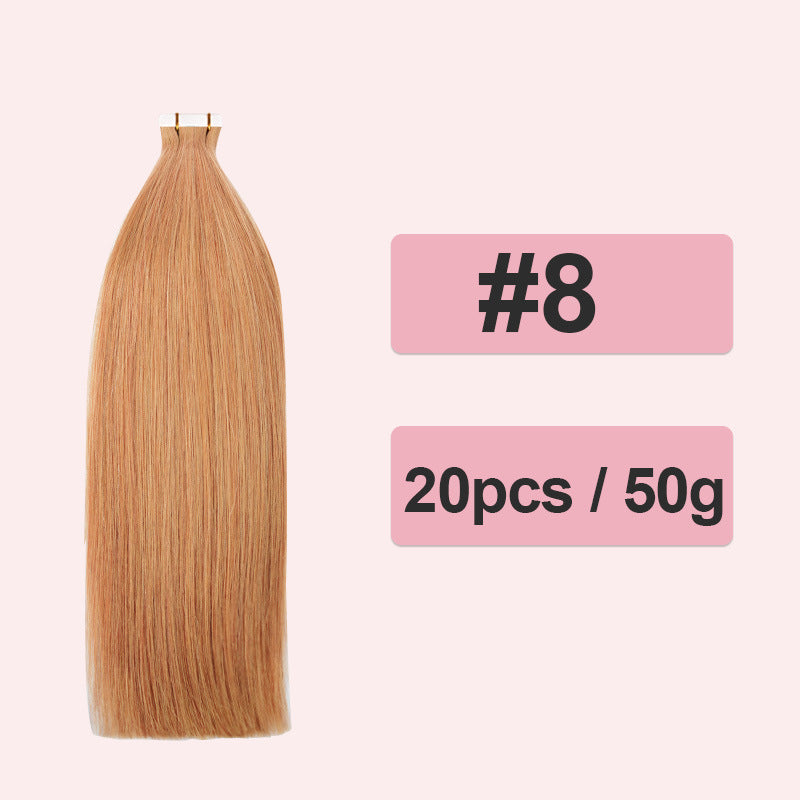 Comfortable Popular Extension Full Human Film Real Hair Wig