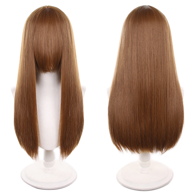 Popular Universal Long Straight Weight Scalp Cos Wig