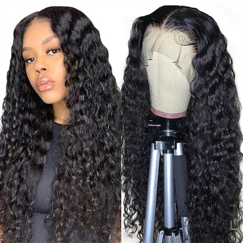 Small Roll Wound Tube Medium Curly Hair Wig Long Curls