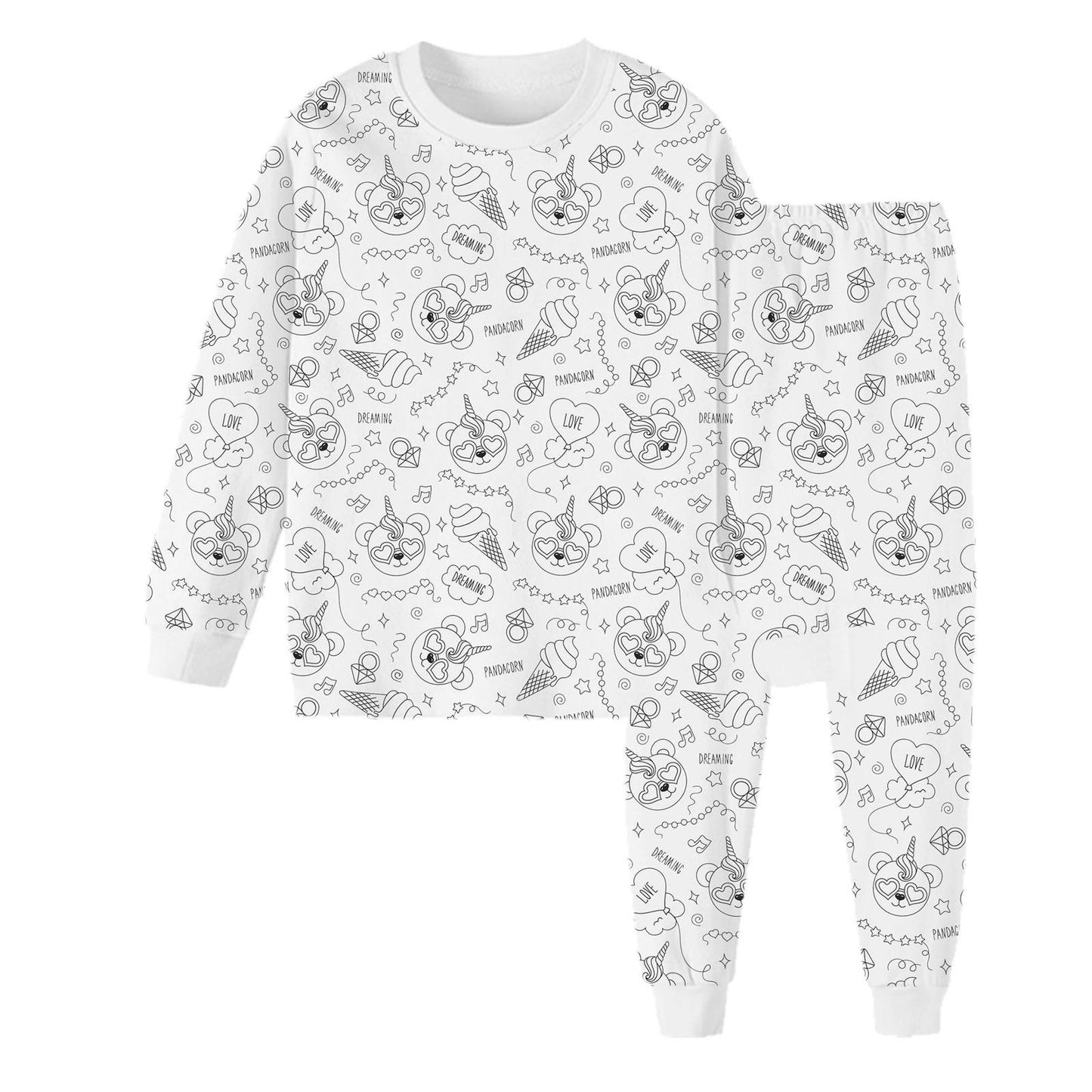 Classy Cool Children's Iti Pajamas Coloring Children's Suit