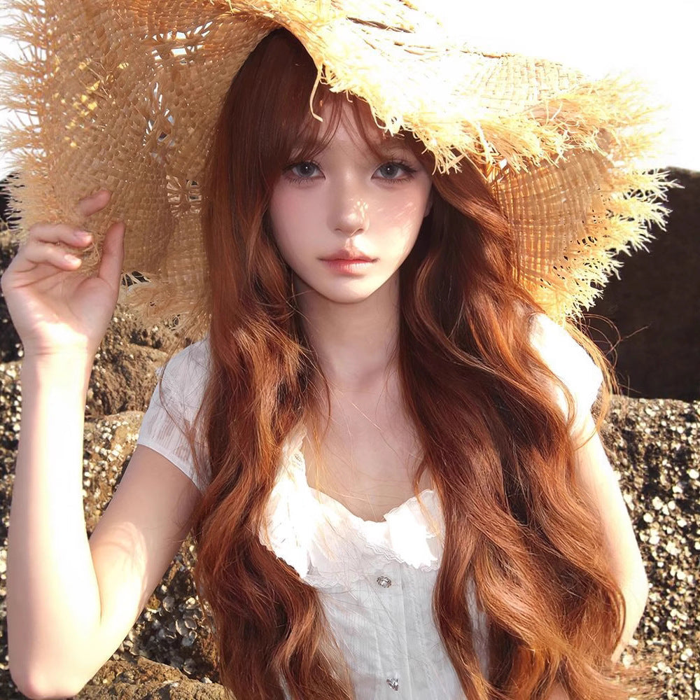 Super Female Lolita Curly Hair Trendy French Barbie Wig Long Curls