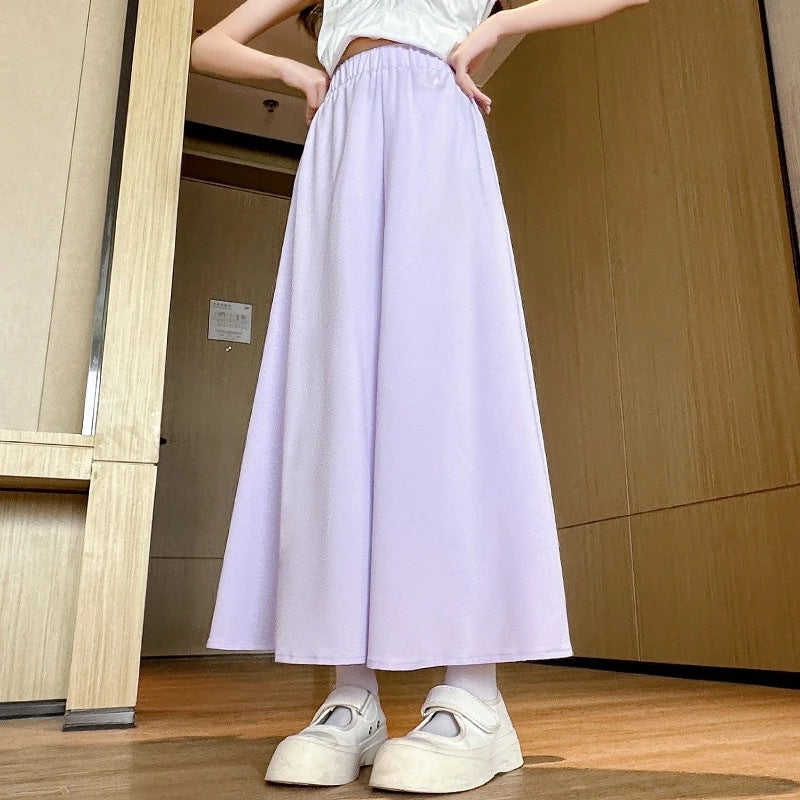 Children's Summer Casual Culottes Ice Silk Thin Children's Pants
