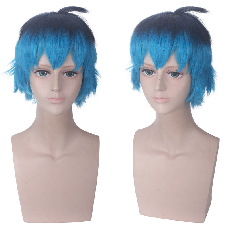 Lord Ladybug Black Cat Dark Blue Cos Wig