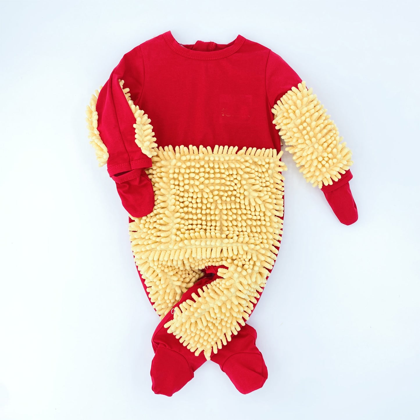 Mop Man Crawling Jumpsuit Zipper Overclothes Jumpsuit, Climbing Suit
