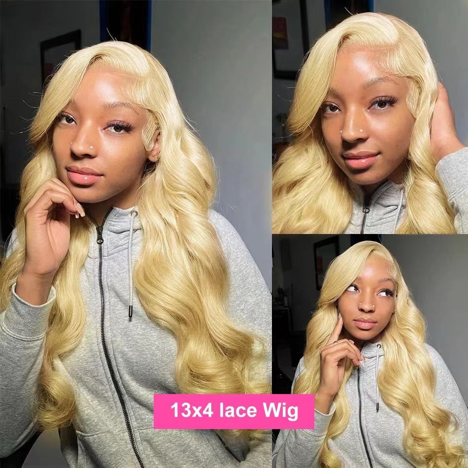 Lace Sheath Curly Hair Big Wave Light Wig Long Curls