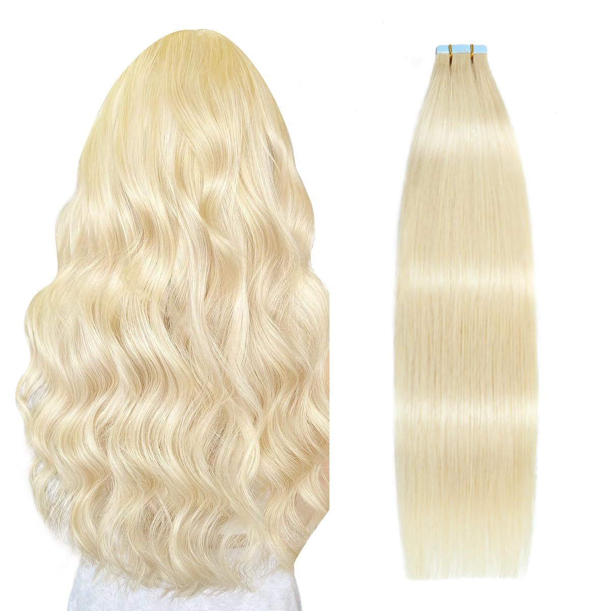 Charming Creative Human Extension Straight Film Real Hair Wig