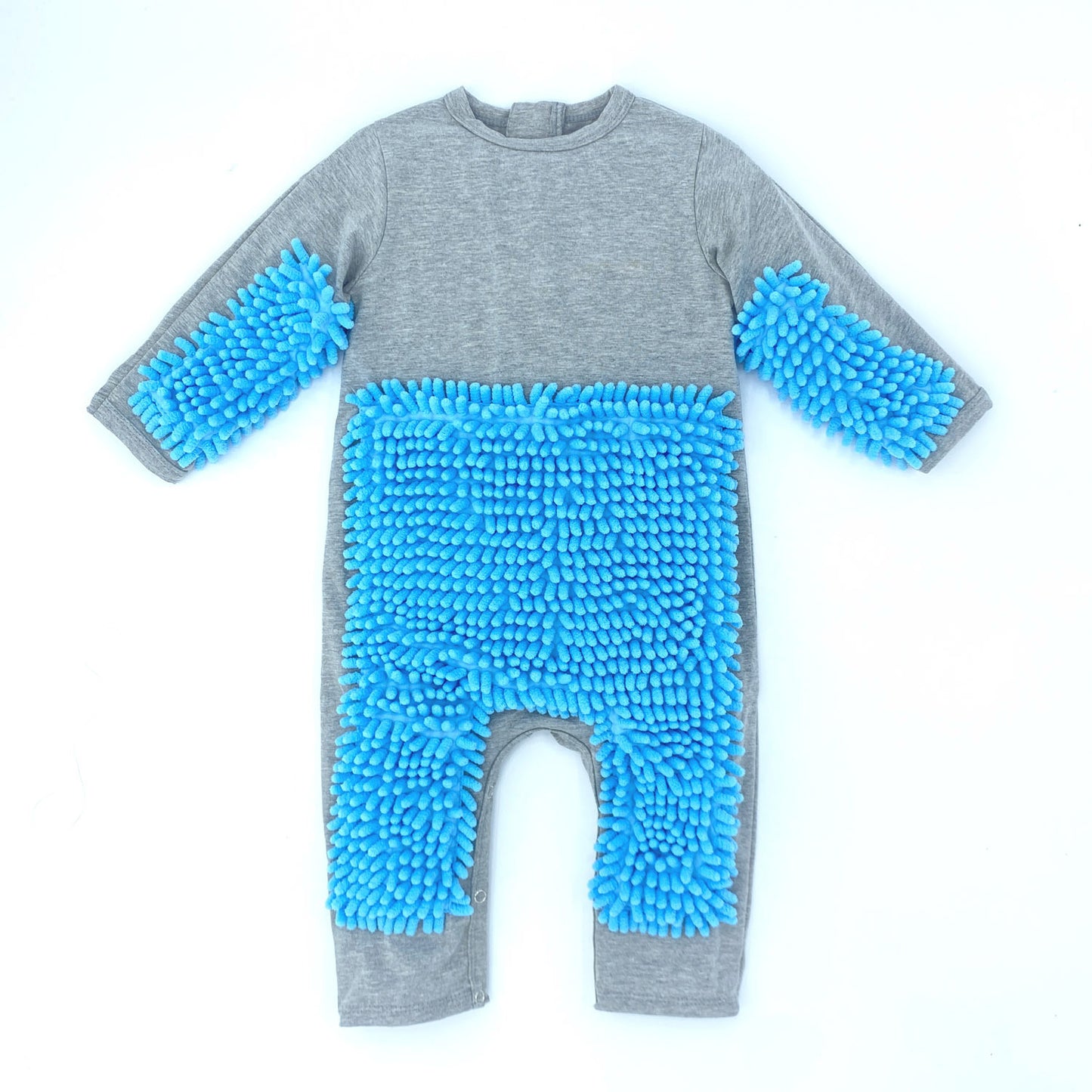 Mop Man Crawling Jumpsuit Zipper Overclothes Jumpsuit, Climbing Suit