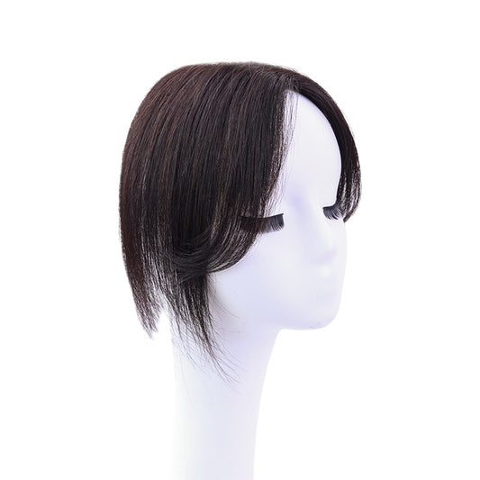 Nude Feel Double Delivery Needle Realistic Breathable Human Hair Piece Wig