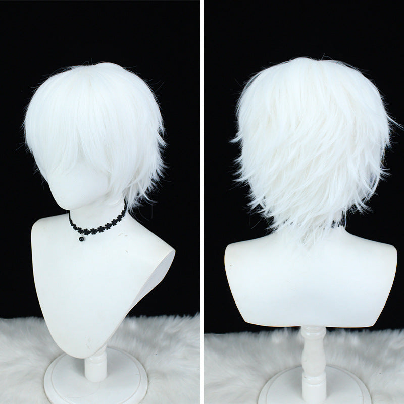 Face Puffy Silk Corn Stigma Hot Cos Wig
