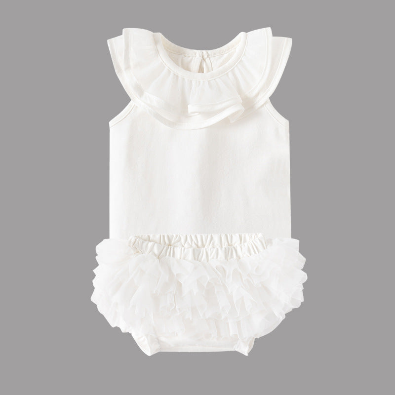 Summer Born Separated Top Culottes Princess Full Jumpsuit, Climbing Suit