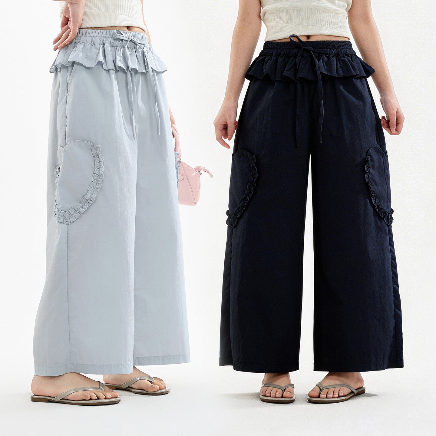 High School Summer Anti Mosquito Medium Large Size Loose Light Children's Pants