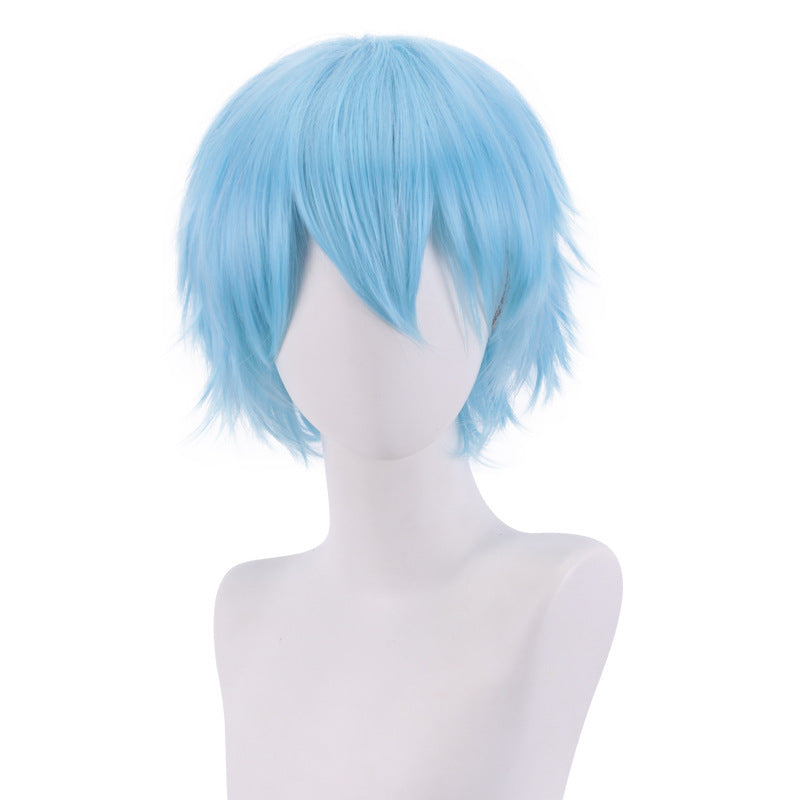 Men's Main Less Short Hair Color Universal Cos Wig