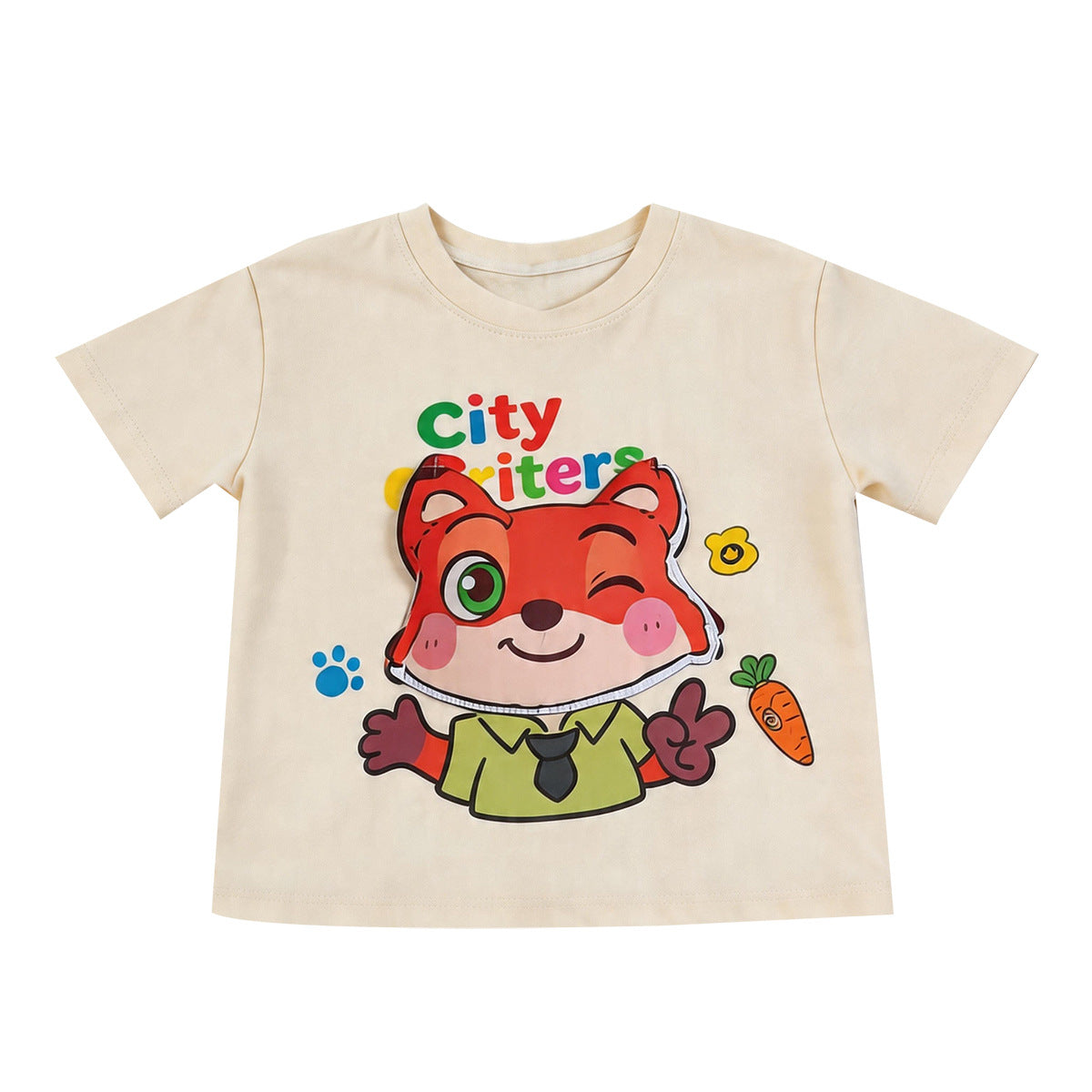 Children's Korean Boys Western Style Cute Loose Casual Children's T-shirt