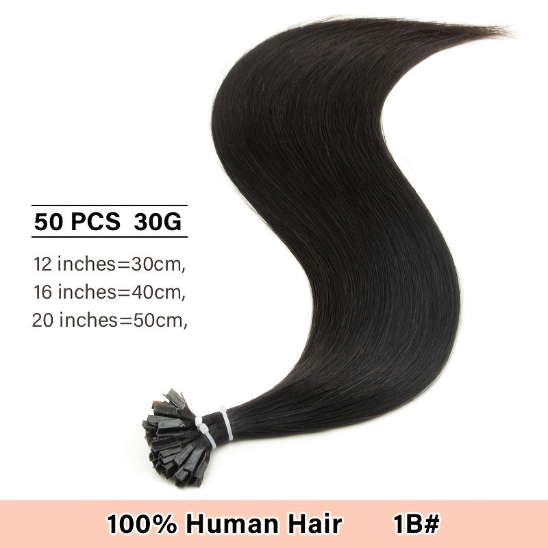 Human Extensions Wigs Pieces Extension Nail Real Hair Wig
