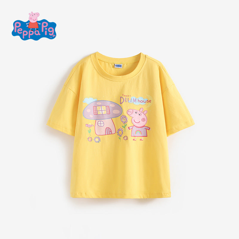 Children's Pure Cotton Summer Dress Cartoon Western Style Boy's Top Price Children's T-shirt