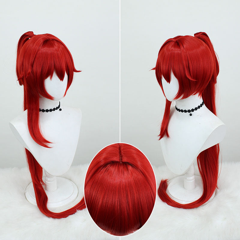 Lin Simulation Scalp Top Tiger Mouth Cos Wig