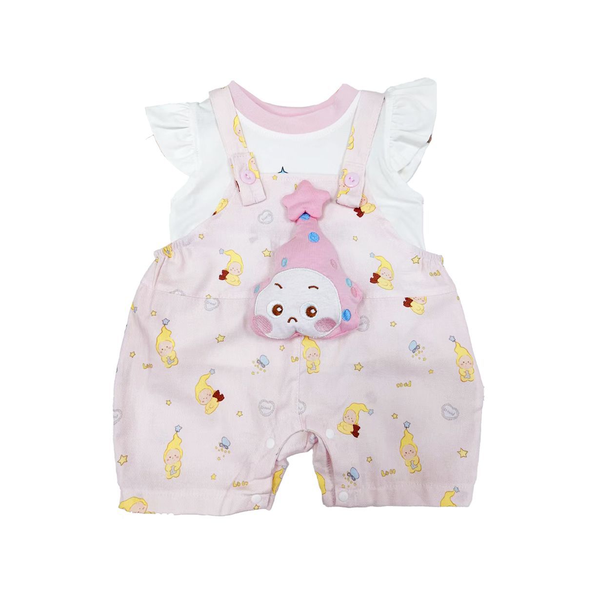Children's Cute Fashion Cartoon Western Style Suspender Jumpsuit, Climbing Suit