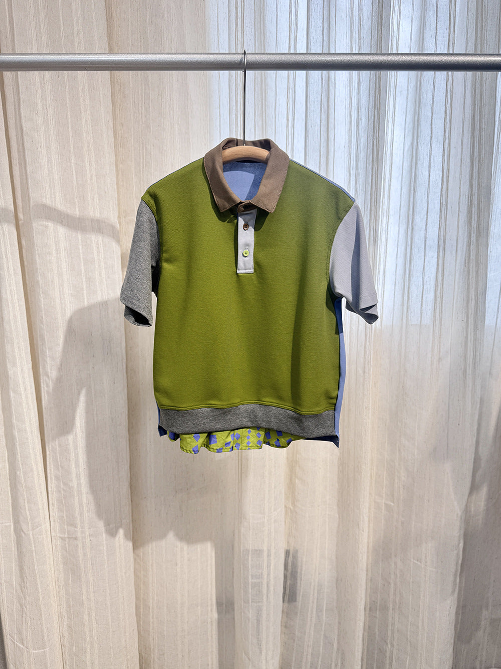 Boys Color Matching Trendy Shirt Fake Two-piece Children's T-shirt