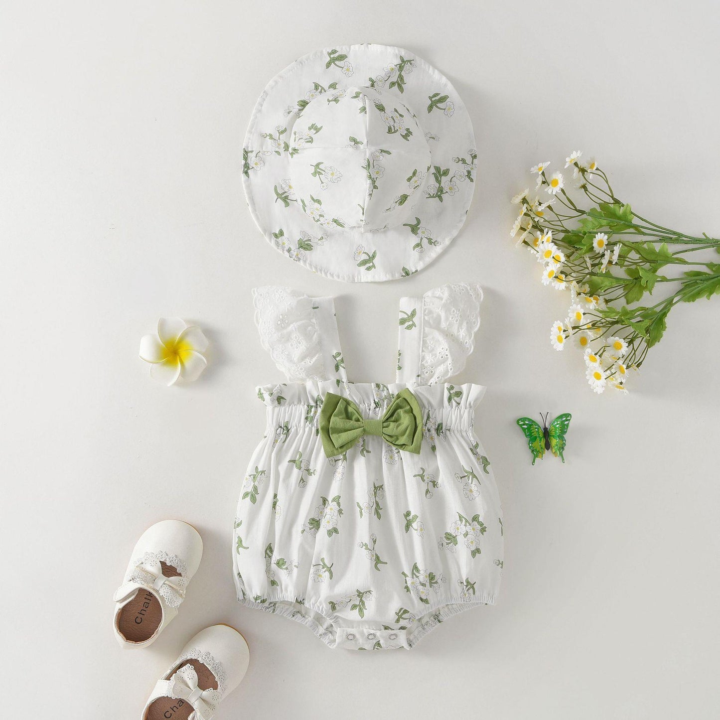 Thin Fashion Jumpsuit Floral Strap Triangle Rompers Jumpsuit, Climbing Suit