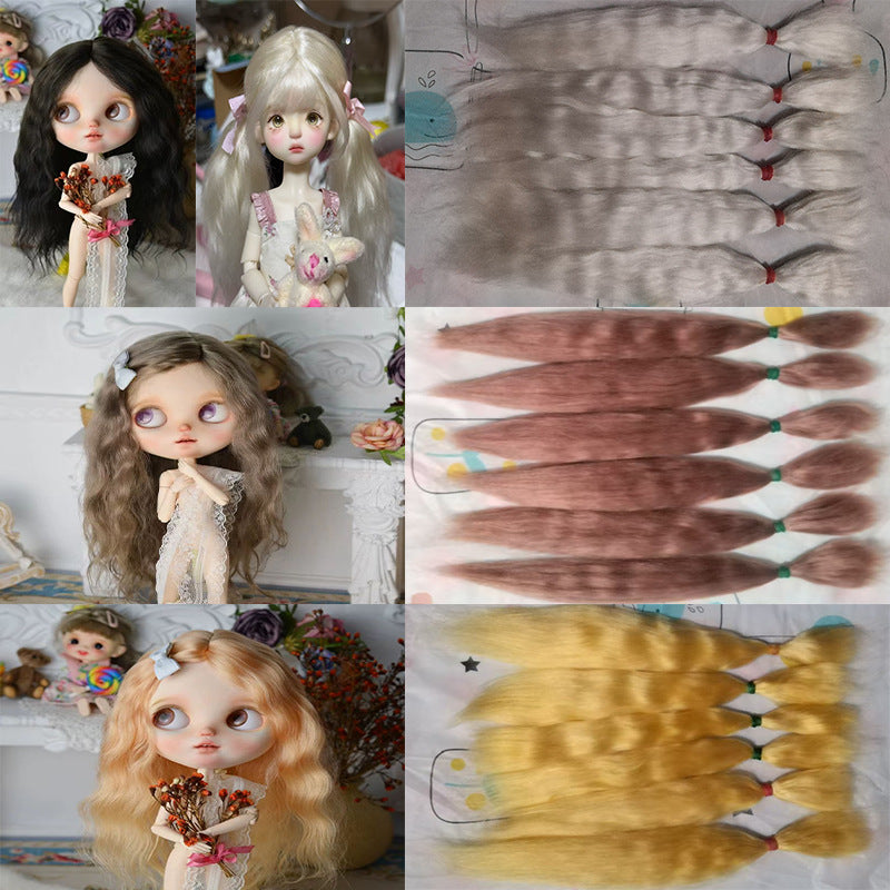 Dyed Hair Pack Small Cloth Split Cos Wig